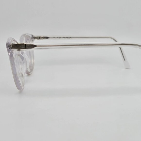 *SOLD*Warby Parker Carlton XW 500 Crystal Clear Eyeglasses Frame w/ Box and Case - Picture 6 of 16